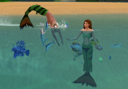 The Down Under Mermaid Set by SpinningPlumbobs at Mod The Sims