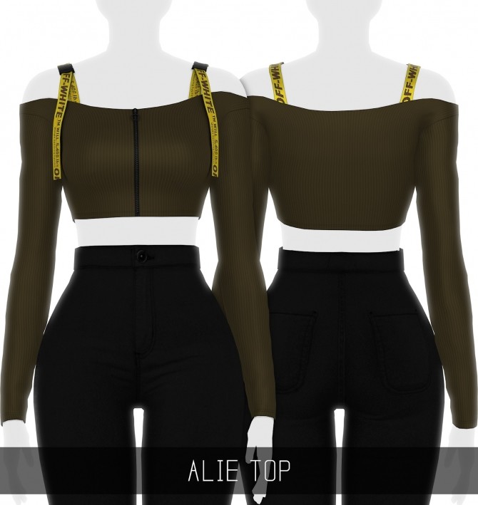 ALIE TOP at Simpliciaty » Sims 4 Updates