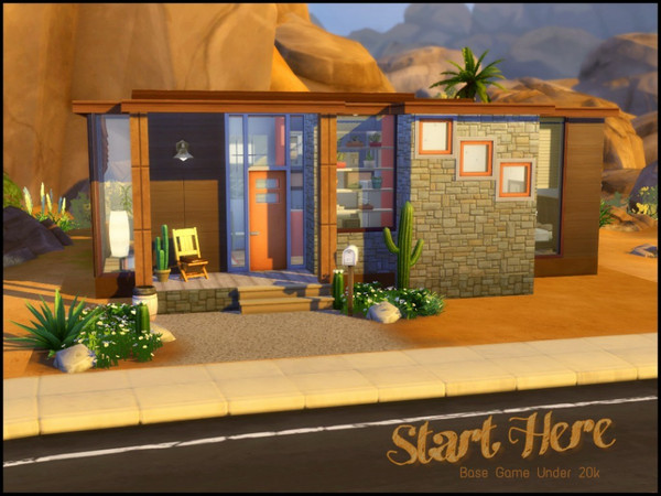 Sims 4 Start Here house by sparky at TSR