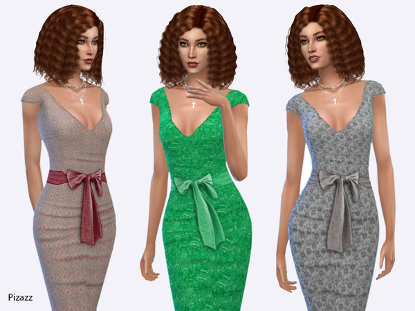 Sims 4 Elegant Evenings dress by pizazz at TSR