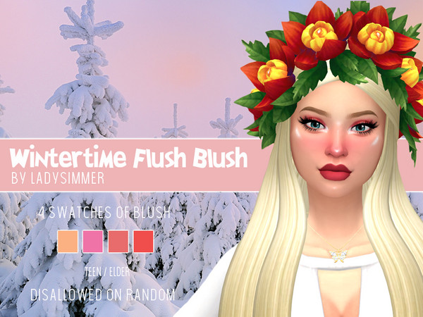 Sims 4 Wintertime Flush Blush by LadySimmer94 at TSR
