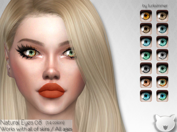 Sims 4 Natural Eyes 08 by turksimmer at TSR