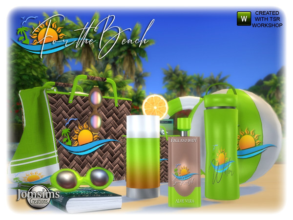 Sims 4 For the beach set by jomsims at TSR