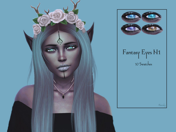 Sims 4 Fantasy Eyes N1 by Reevaly at TSR