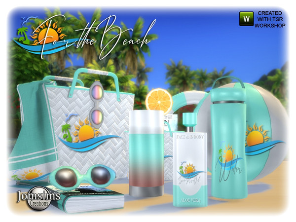 Sims 4 For the beach set by jomsims at TSR