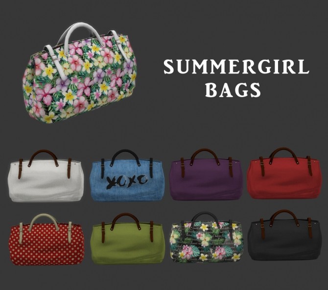 Sims 4 Summergirl Bag at Leo Sims