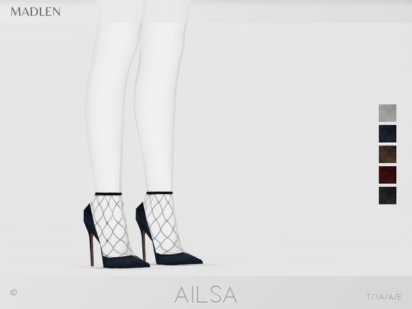 Sims 4 Madlen Ailsa Shoes by MJ95 at TSR