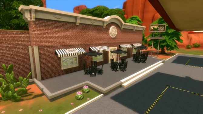 Sims 4 Strangerville renew #12 Gas station by iSandor at Mod The Sims