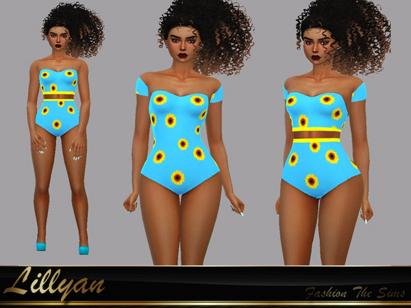 Sims 4 Swimsuit Mary by LYLLYAN at TSR