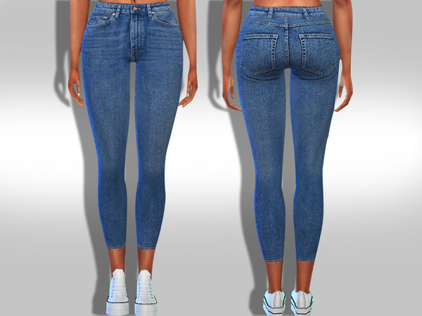 Sims 4 Skinny Fit Kate Jeans by Saliwa at TSR