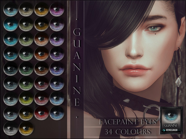 Sims 4 Guanine Eyes by RemusSirion at TSR
