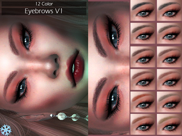 Sims 4 LMCS Eyebrows V1 by Lisaminicatsims at TSR