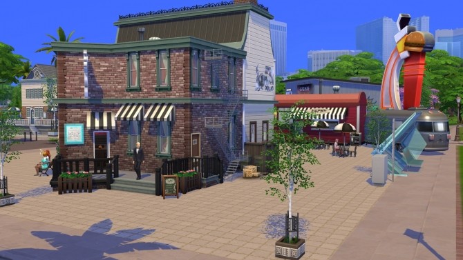 Sims 4 The Roadstead Plaza CC Free by kiimy 2 Sweet at Mod The Sims