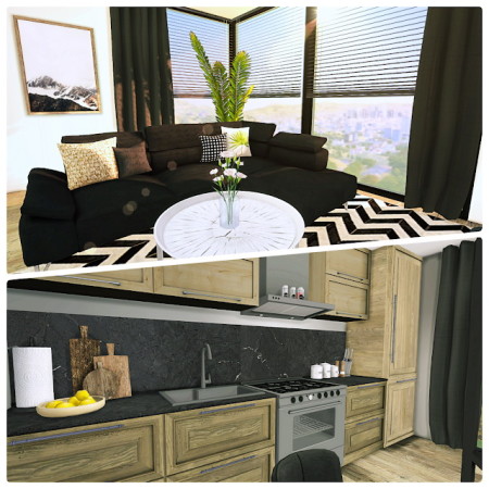 Small Apartment Livingroom at Liney Sims