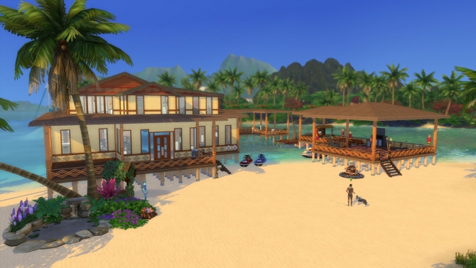 Sulani Mansion Tropica No Cc By Geronimoes At Mod The Sims