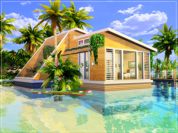 Sims 4 New Sulani Beach Cabin by Lhonna at TSR