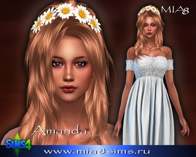 Sims 4 Amanda at Mia8Sims
