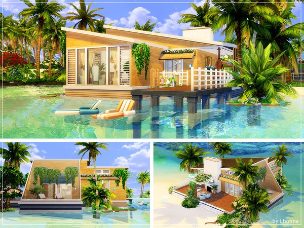Sims 4 New Sulani Beach Cabin by Lhonna at TSR