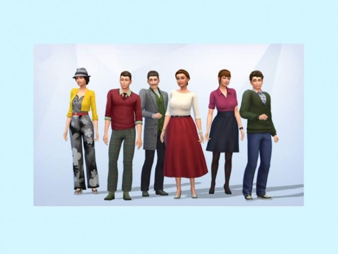 Sims 4 The Bantry family at KyriaT’s Sims 4 World