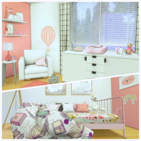 Pink Toddler Room at Liney Sims