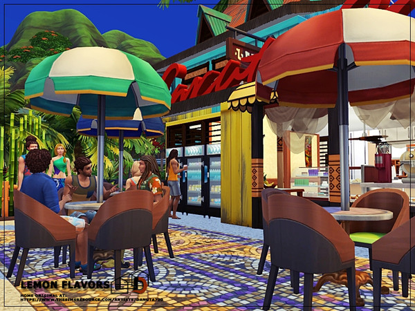 Sims 4 Lemon flavors house by Danuta720 at TSR