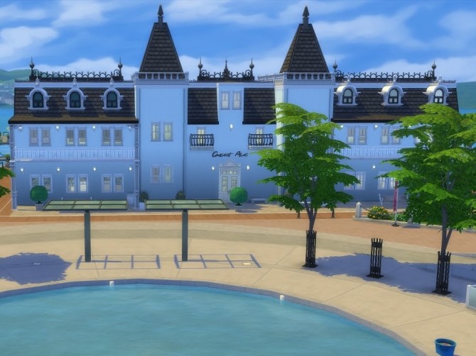 Sims 4 The Dockside Spa Hotel at KyriaT’s Sims 4 World