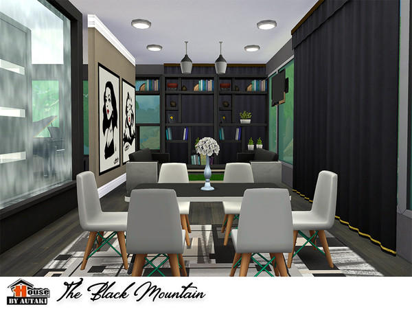 Sims 4 The Black Mountain house by autaki at TSR