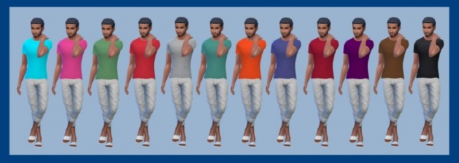 Sims 4 BASE GAME CREW NECK TEE at Sims4Sue