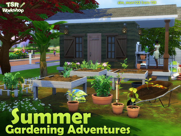 Sims 4 Summer Gardening Adventures by sim man123 at TSR