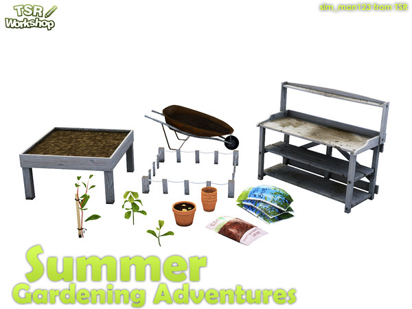 Sims 4 Summer Gardening Adventures by sim man123 at TSR