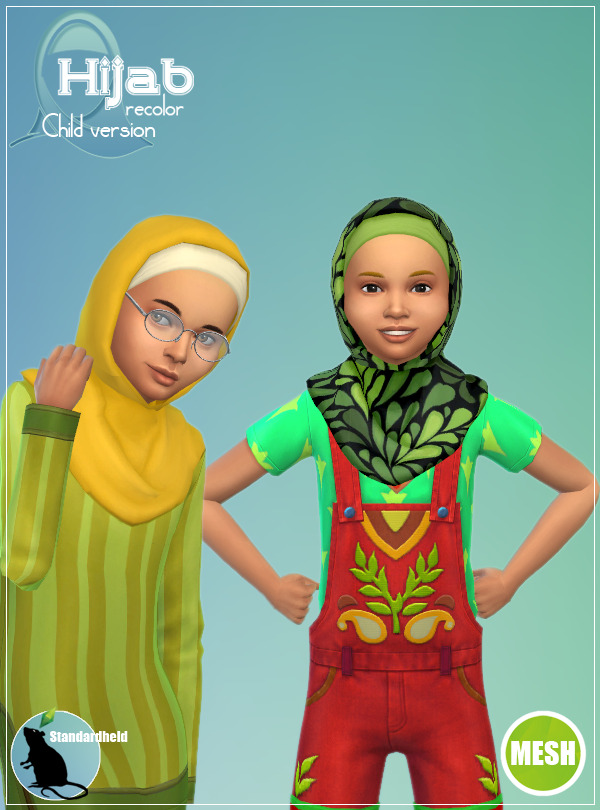 Sims 4 Hijab Recolor at Standardheld