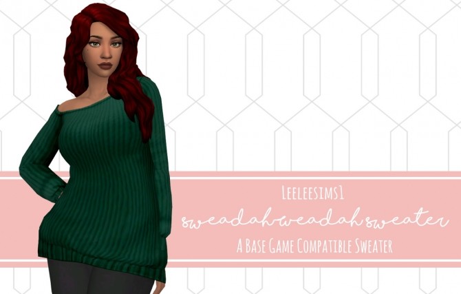 Sims 4 Sweadah Weadeh Sweater at leeleesims1