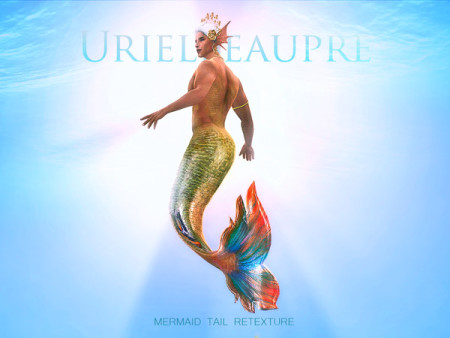 Mermaid tail retexture by Urielbeaupre at TSR