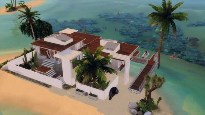 Sims 4 47 | FLOATING COCONUT house at SoulSisterSims