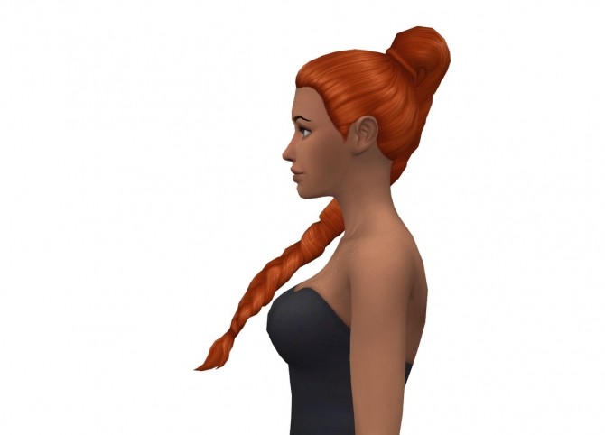 Sims 4 Kanekalon Braid Hair at leeleesims1