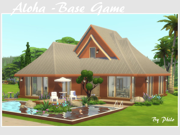 Sims 4 Aloha house by philo at TSR