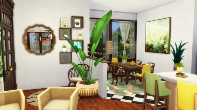 Sims 4 Exotic stay living by SundaySims at Sims Artists