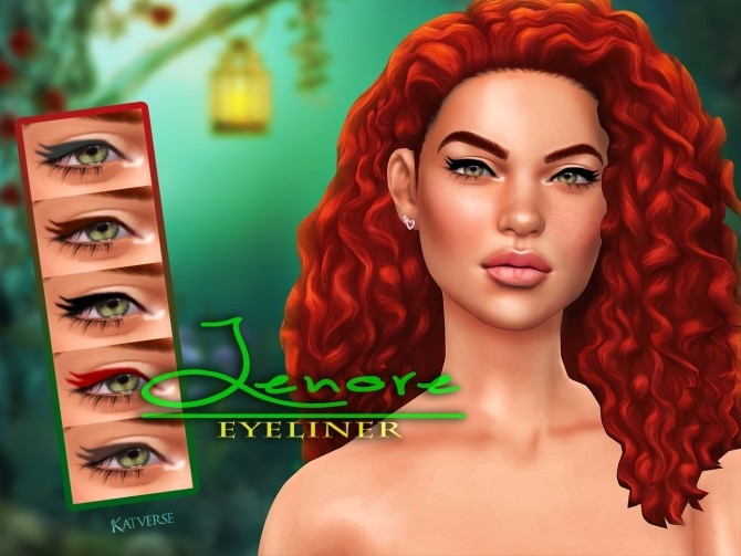 Sims 4 Lenore Eyeliner at Katverse