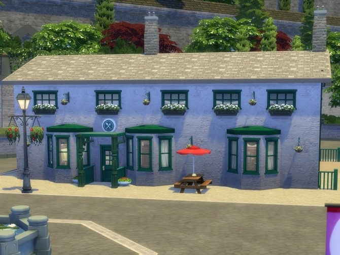 Sims 4 Albert Inn No CC at KyriaT’s Sims 4 World