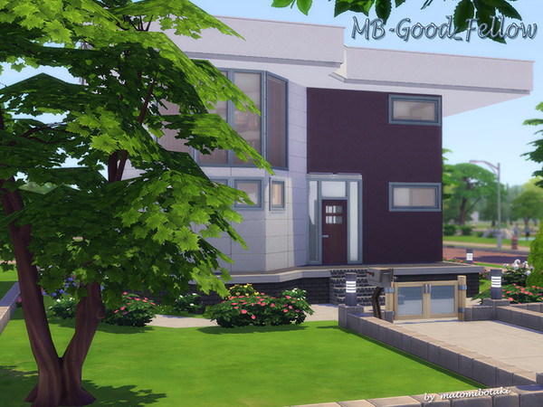 Sims 4 MB Good Fellow house by matomibotaki at TSR