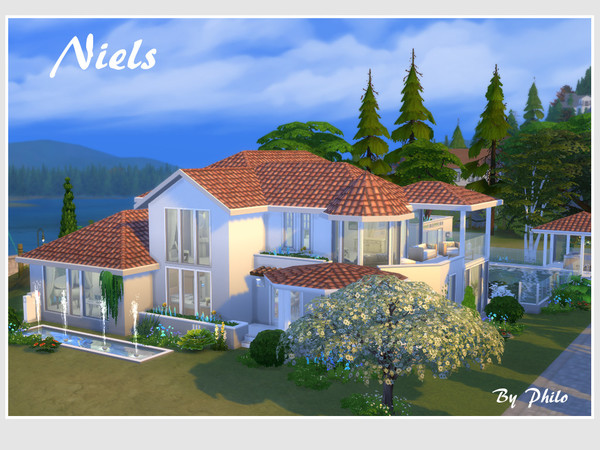 Sims 4 Niels villa by philo at TSR