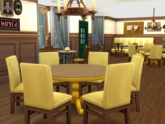 Sims 4 Albert Inn No CC at KyriaT’s Sims 4 World
