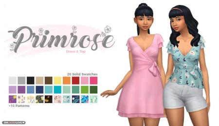 Primrose Dress & Top at SimLaughLove
