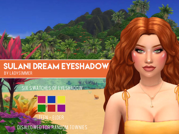 Sims 4 Sulani Dream Eyeshadow by LadySimmer94 at TSR