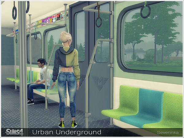 Sims 4 Urban Underground set by Severinka at TSR