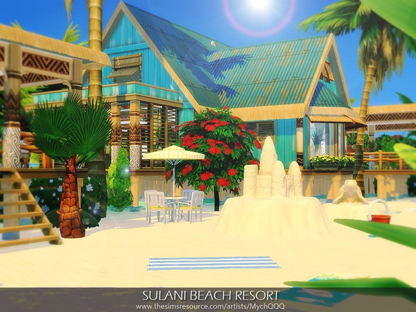 Sims 4 Sulani Beach Resort by MychQQQ at TSR