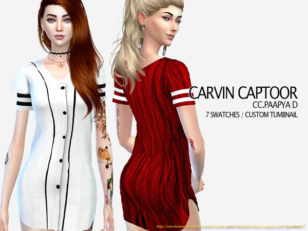 Sims 4 Paapya D dress by carvin captoor at TSR