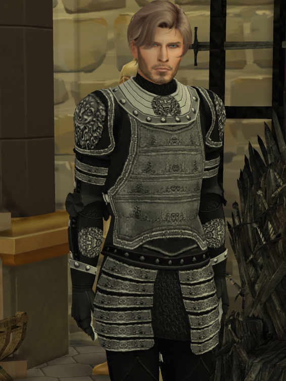 Sims 4 Game of Thrones Jaime Lannister Armour Texture by HIM666 at Mod The Sims