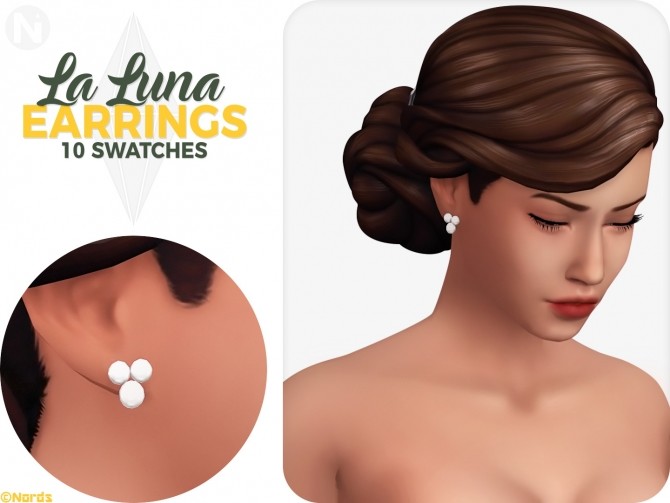 Sims 4 La Luna Earrings at Nords Sims