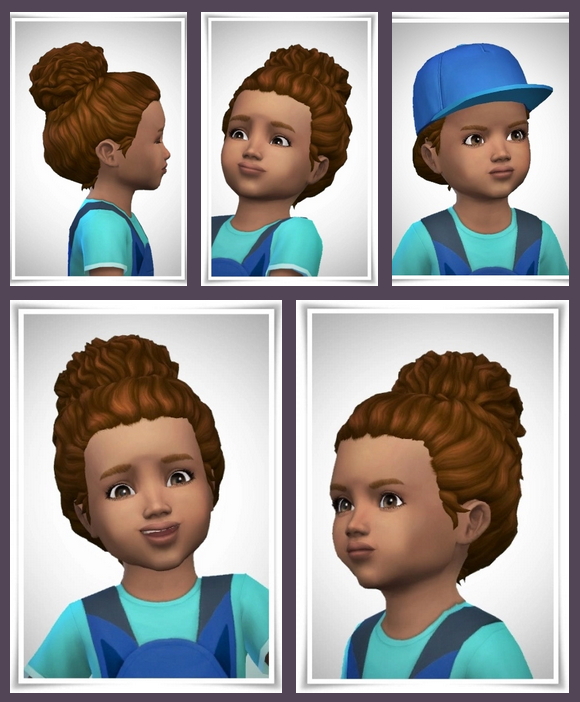 Sims 4 Baby PileUp hair at Birksches Sims Blog